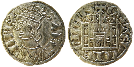 Tipo 4. Dobla de Oro de busto del rey don Sancho IV