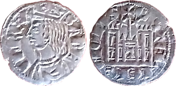 Tipo 4. Dobla de Oro de busto del rey don Sancho IV