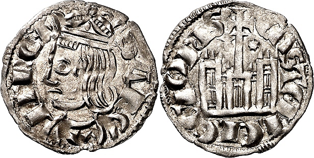 Tipo 4. Dobla de Oro de busto del rey don Sancho IV