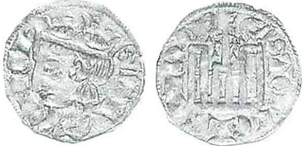 Tipo 4. Dobla de Oro de busto del rey don Sancho IV