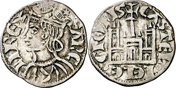 Tipo 4. Dobla de Oro de busto del rey don Sancho IV