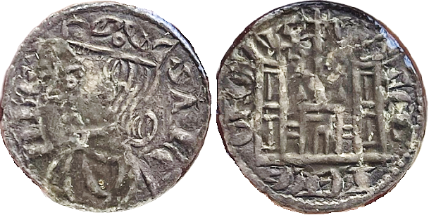 Tipo 4. Dobla de Oro de busto del rey don Sancho IV