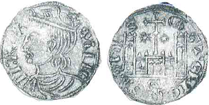 Tipo 4. Dobla de Oro de busto del rey don Sancho IV