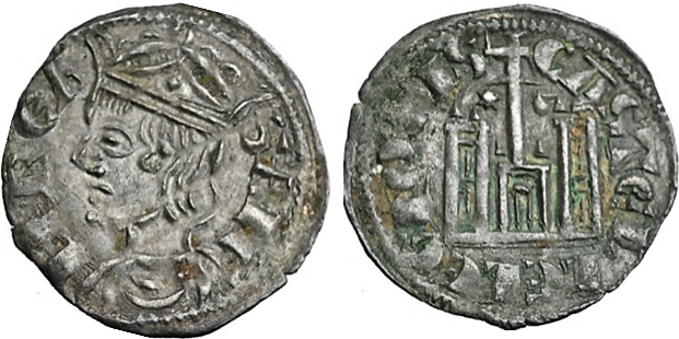Tipo 4. Dobla de Oro de busto del rey don Sancho IV