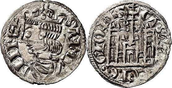 Tipo 4. Dobla de Oro de busto del rey don Sancho IV