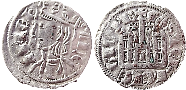 Tipo 4. Dobla de Oro de busto del rey don Sancho IV