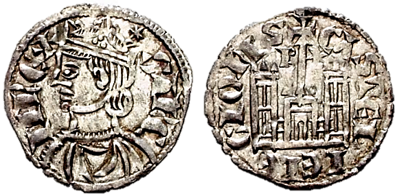 Tipo 4. Dobla de Oro de busto del rey don Sancho IV