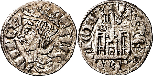 Tipo 4. Dobla de Oro de busto del rey don Sancho IV