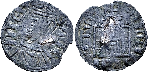Tipo 4. Dobla de Oro de busto del rey don Sancho IV