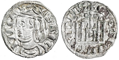 Tipo 4. Dobla de Oro de busto del rey don Sancho IV