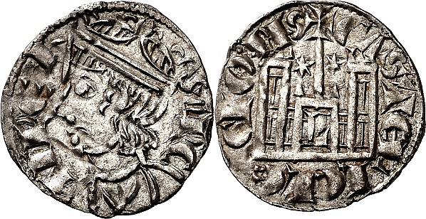 Tipo 4. Dobla de Oro de busto del rey don Sancho IV