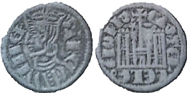 Tipo 4. Dobla de Oro de busto del rey don Sancho IV