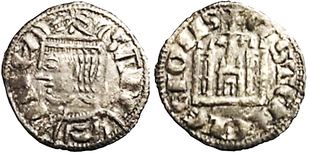 Tipo 4. Dobla de Oro de busto del rey don Sancho IV