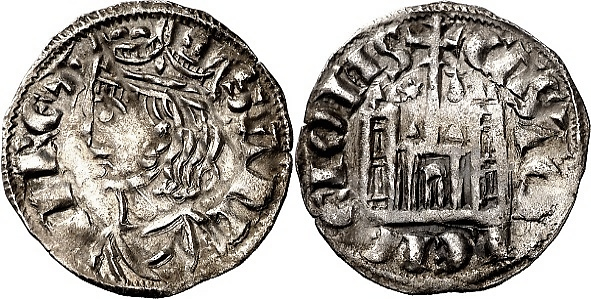 Tipo 4. Dobla de Oro de busto del rey don Sancho IV