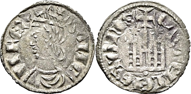 Tipo 4. Dobla de Oro de busto del rey don Sancho IV