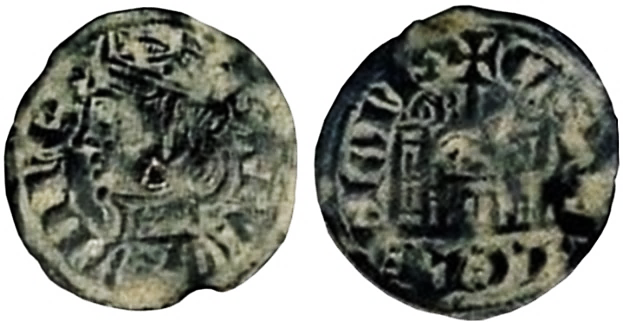 Tipo 4. Dobla de Oro de busto del rey don Sancho IV