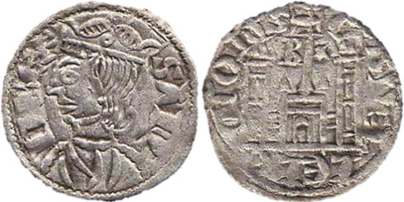 Tipo 4. Dobla de Oro de busto del rey don Sancho IV