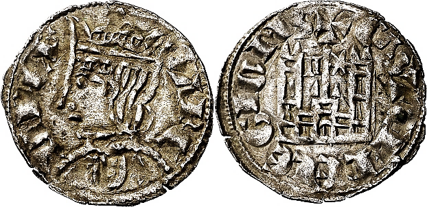 Tipo 4. Dobla de Oro de busto del rey don Sancho IV