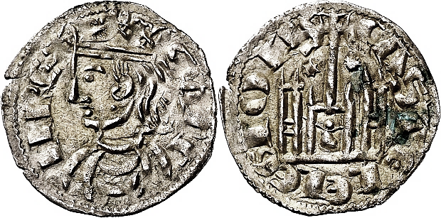 Tipo 4. Dobla de Oro de busto del rey don Sancho IV