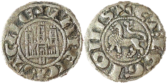 Tipo 6. Dinero de la &ldquo;Moneda Nueva&rdquo; o de los &ldquo;Dineros Prietos&rdquo;