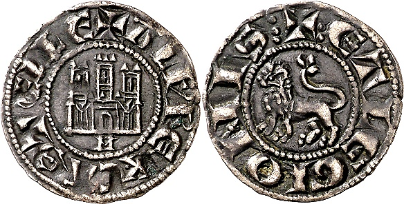 Tipo 6. Dinero de la &ldquo;Moneda Nueva&rdquo; o de los &ldquo;Dineros Prietos&rdquo;