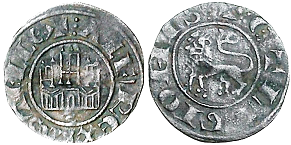 Tipo 6. Dinero de la &ldquo;Moneda Nueva&rdquo; o de los &ldquo;Dineros Prietos&rdquo;