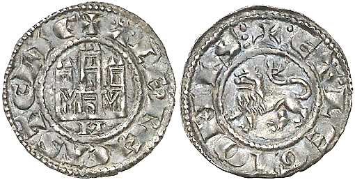 Tipo 6. Dinero de la &ldquo;Moneda Nueva&rdquo; o de los &ldquo;Dineros Prietos&rdquo;