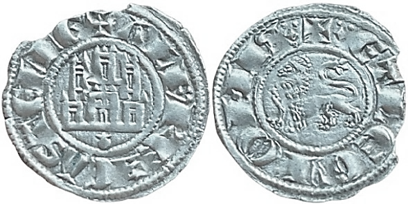 Tipo 6. Dinero de la &ldquo;Moneda Nueva&rdquo; o de los &ldquo;Dineros Prietos&rdquo;