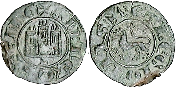 Tipo 6. Dinero de la &ldquo;Moneda Nueva&rdquo; o de los &ldquo;Dineros Prietos&rdquo;
