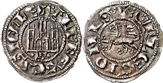 Tipo 6. Dinero de la &ldquo;Moneda Nueva&rdquo; o de los &ldquo;Dineros Prietos&rdquo;