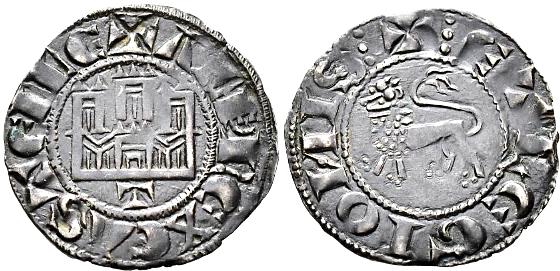 Tipo 6. Dinero de la &ldquo;Moneda Nueva&rdquo; o de los &ldquo;Dineros Prietos&rdquo;