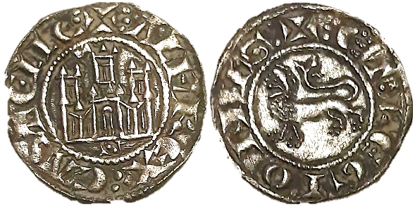 Tipo 6. Dinero de la &ldquo;Moneda Nueva&rdquo; o de los &ldquo;Dineros Prietos&rdquo;