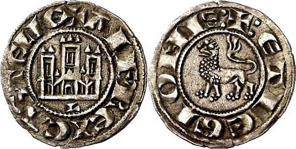 Tipo 6. Dinero de la &ldquo;Moneda Nueva&rdquo; o de los &ldquo;Dineros Prietos&rdquo;