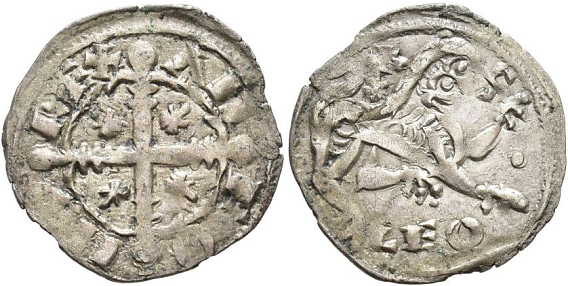 Tipo 6. Dinero de las Cortes de Benavente
