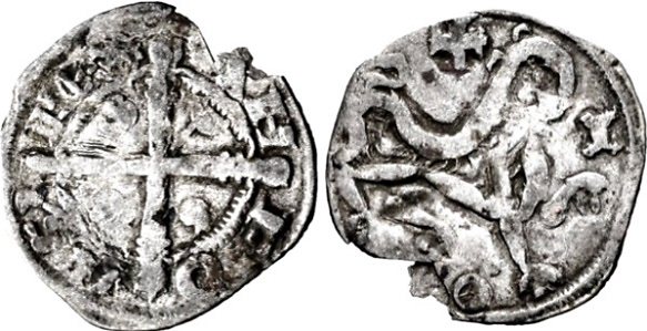 Tipo 6. Dinero de las Cortes de Benavente