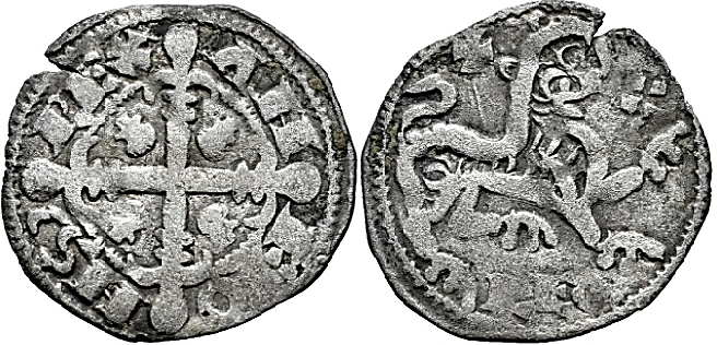 Tipo 6. Dinero de las Cortes de Benavente