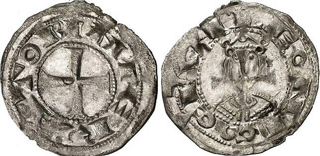 Tipo 63. Dinero del Busto del Emperador