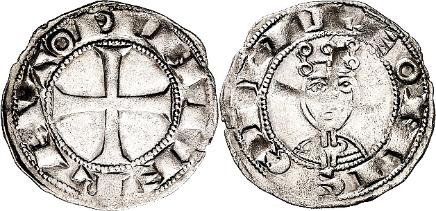 Tipo 63. Dinero del Busto del Emperador