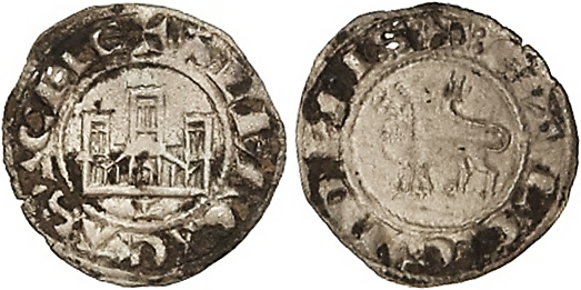Tipo 7. Meaja de la &ldquo;Moneda Nueva&rdquo; o de los &ldquo;Dineros Prietos&rdquo;