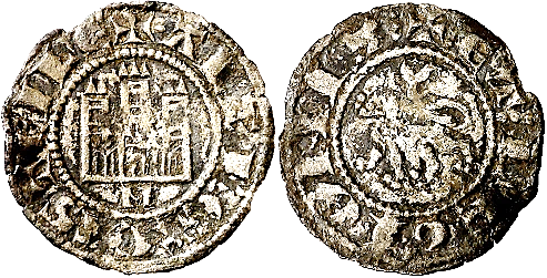 Tipo 7. Meaja de la &ldquo;Moneda Nueva&rdquo; o de los &ldquo;Dineros Prietos&rdquo;