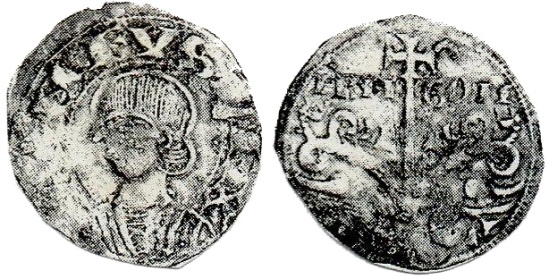 Tipo [A3]. Dinero de la Emisi&oacute;n jaquesa del &Aacute;rbol de la Vida