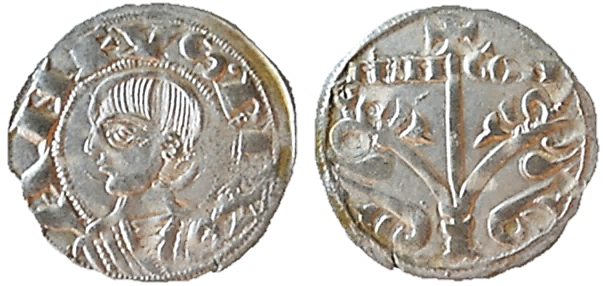 Tipo [A3]. Dinero de la Emisi&oacute;n jaquesa del &Aacute;rbol de la Vida