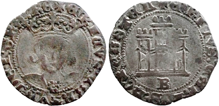 Tipo 17. Medio Cuarto de Busto de frente del Ordenamiento de Aranda de Duero de 1461