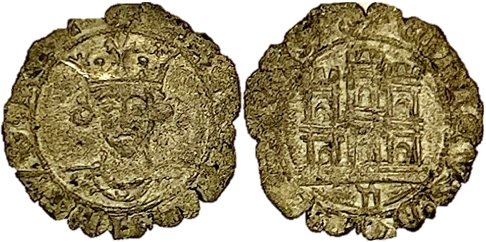 Tipo 17. Medio Cuarto de Busto de frente del Ordenamiento de Aranda de Duero de 1461