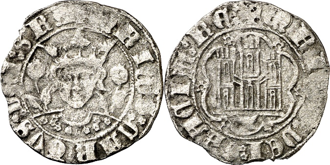 Tipo 17. Medio Cuarto de Busto de frente del Ordenamiento de Aranda de Duero de 1461