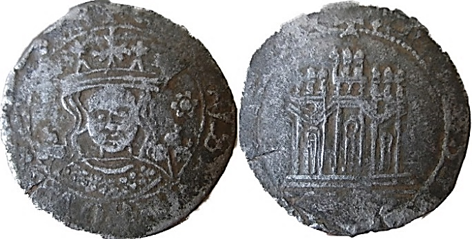 Tipo 17. Medio Cuarto de Busto de frente del Ordenamiento de Aranda de Duero de 1461