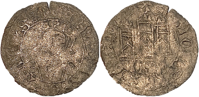 Tipo 17. Medio Cuarto de Busto de frente del Ordenamiento de Aranda de Duero de 1461