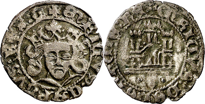 Tipo 17. Medio Cuarto de Busto de frente del Ordenamiento de Aranda de Duero de 1461