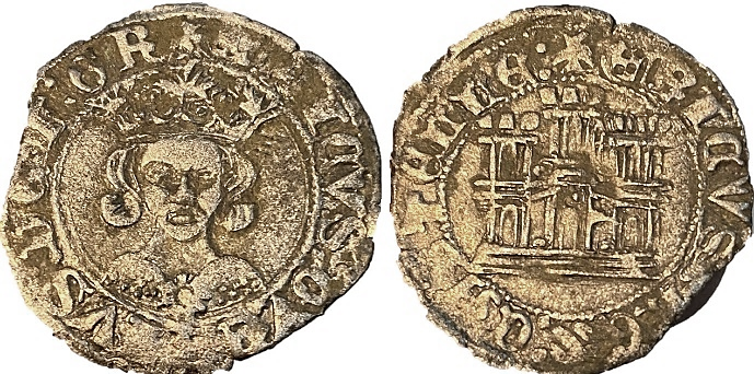 Tipo 17. Medio Cuarto de Busto de frente del Ordenamiento de Aranda de Duero de 1461