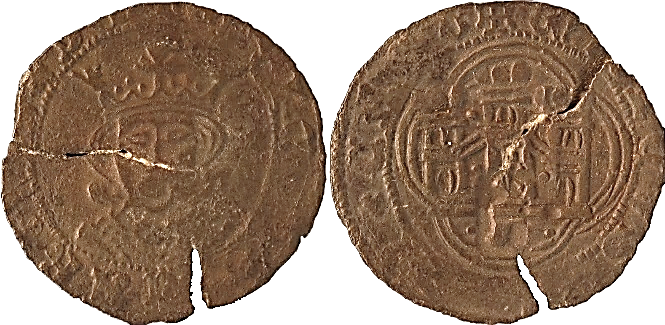 Tipo 17. Medio Cuarto de Busto de frente del Ordenamiento de Aranda de Duero de 1461